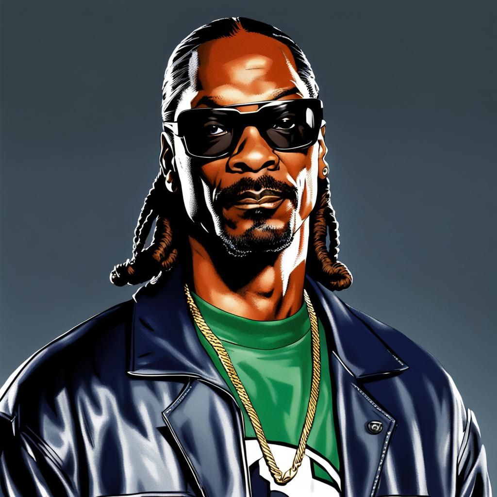 Snoop Dogg as Comic Book Superhero