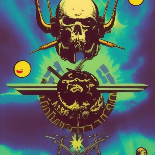 Space War Doom Sludge Metal Album Art