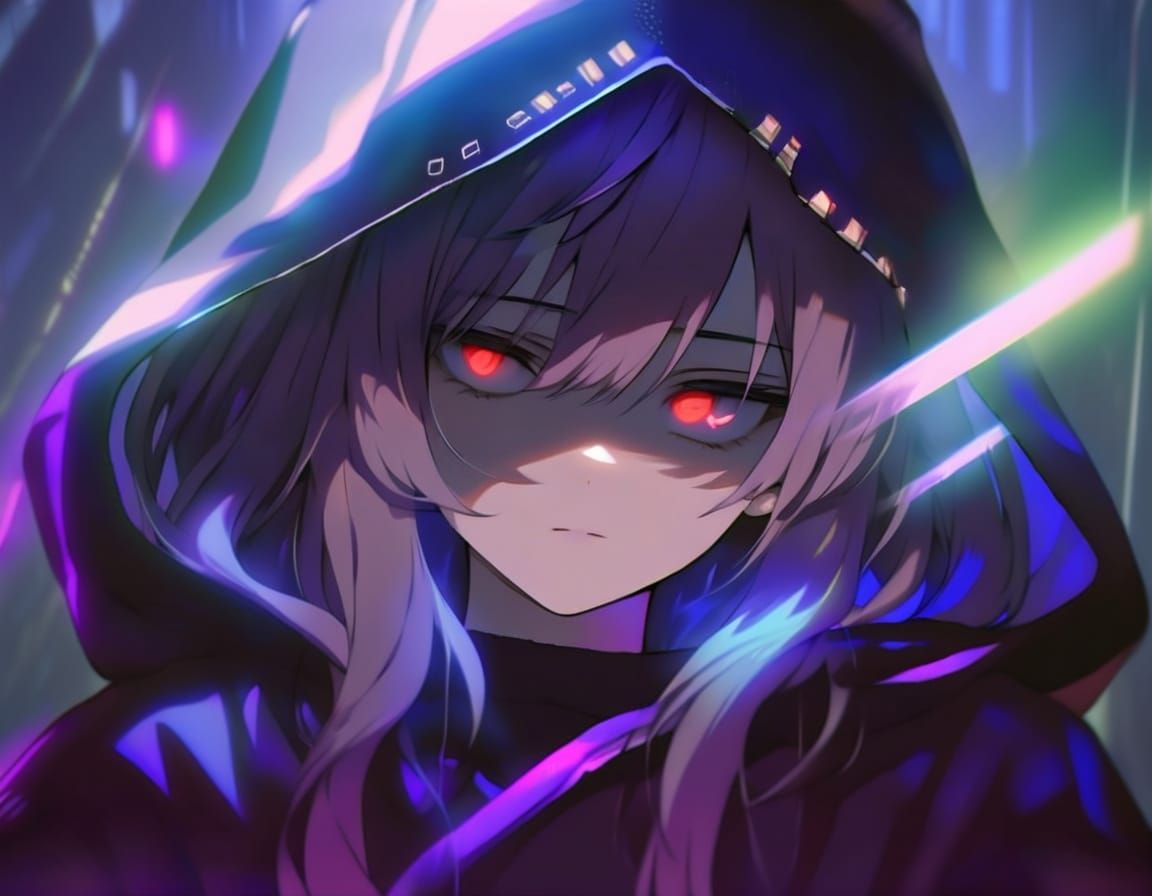 Moody Young Girl in Cinematic Portrait