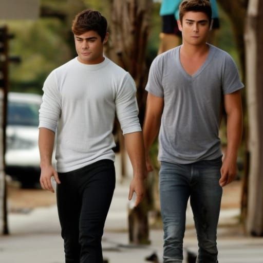 Zac Efron Portrait with Dirty Socks