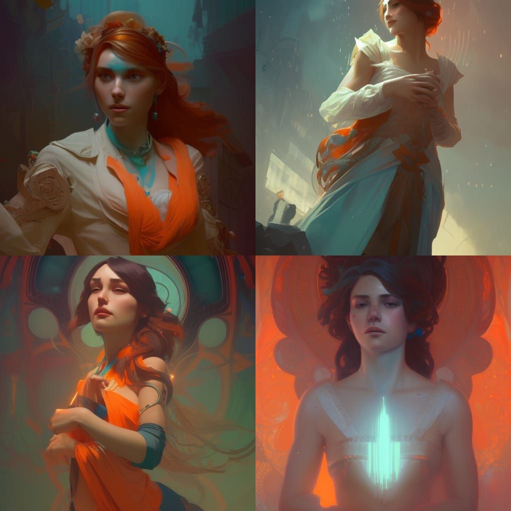 Gabriella: Hyperdetailed Concept Art Portrait