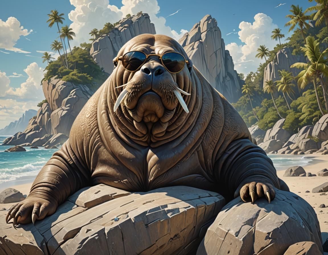 Summer walrus