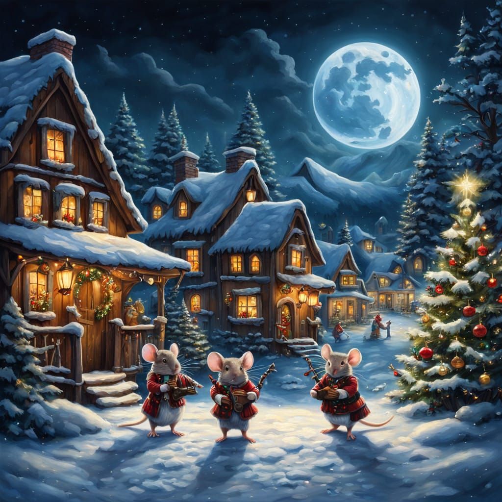 Magical Winter Wonderland Scene