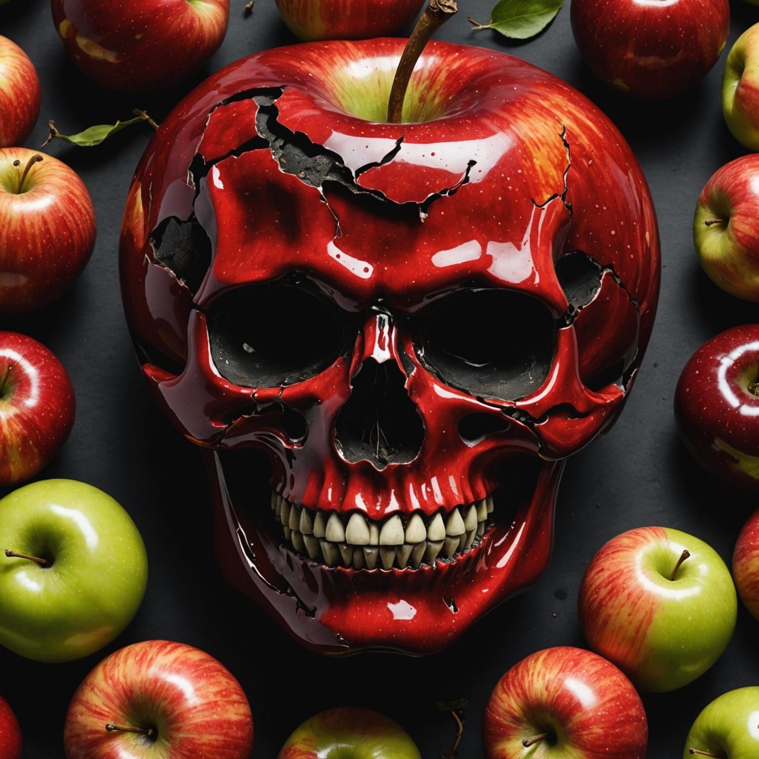 Apple Mortal: An AI Generated Interpretation