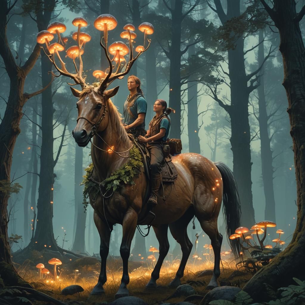 A centaur or chandelier?