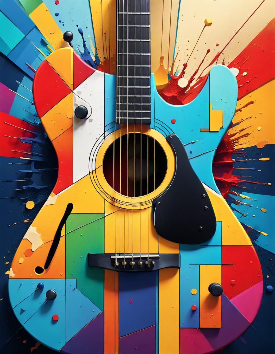 Pop Art Guitar V3