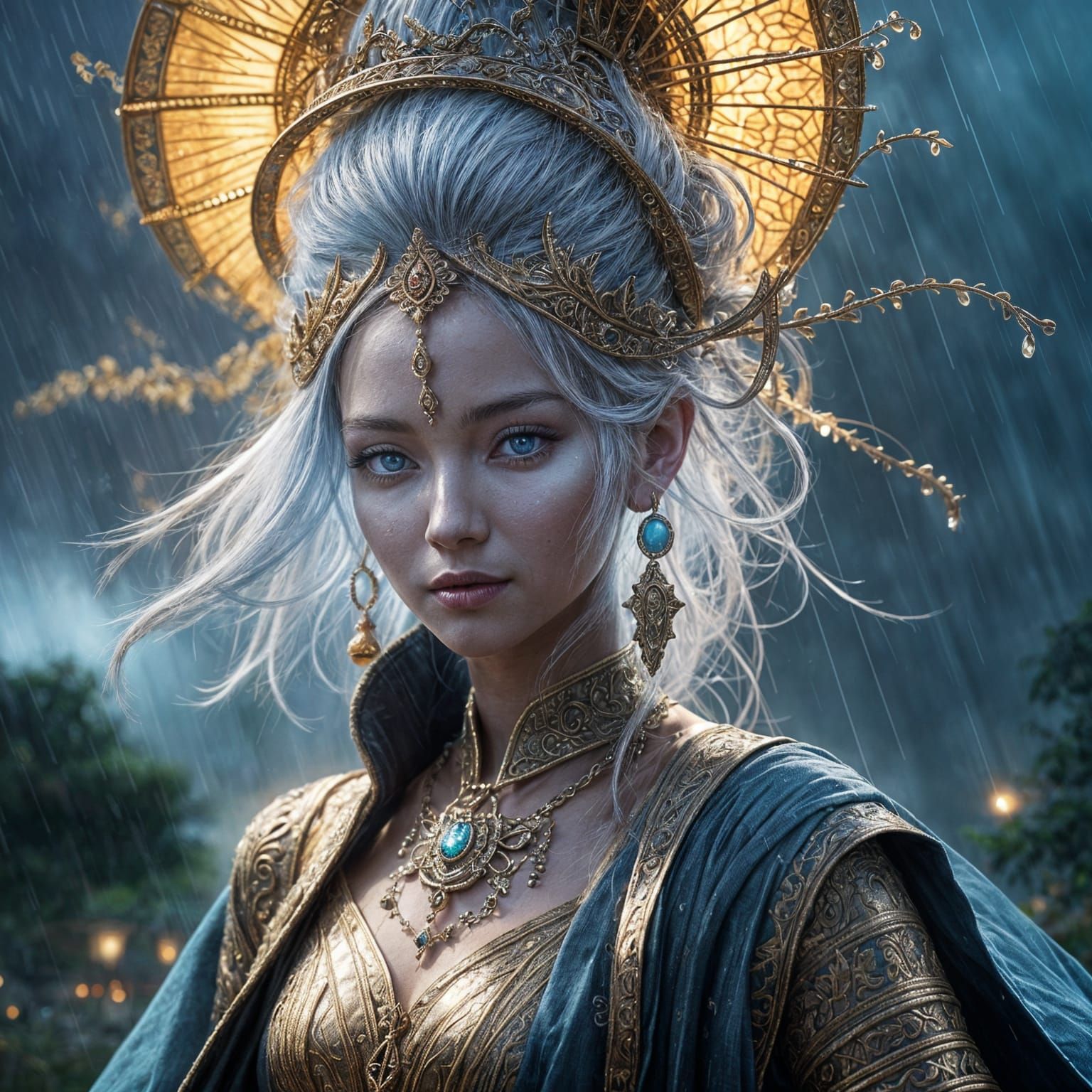 A silver haired Empress