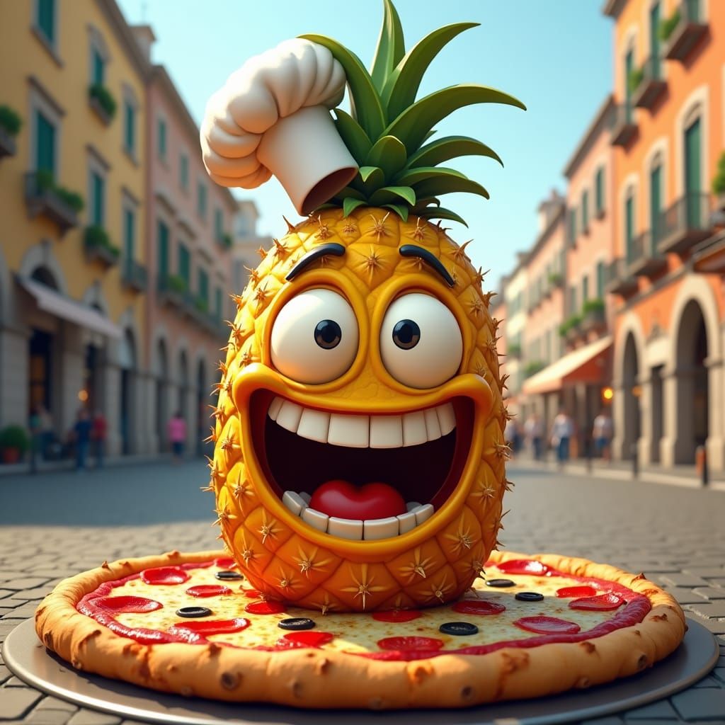 Laughing Pineapple Chef's Italian Adventure in Art Nouveau S...