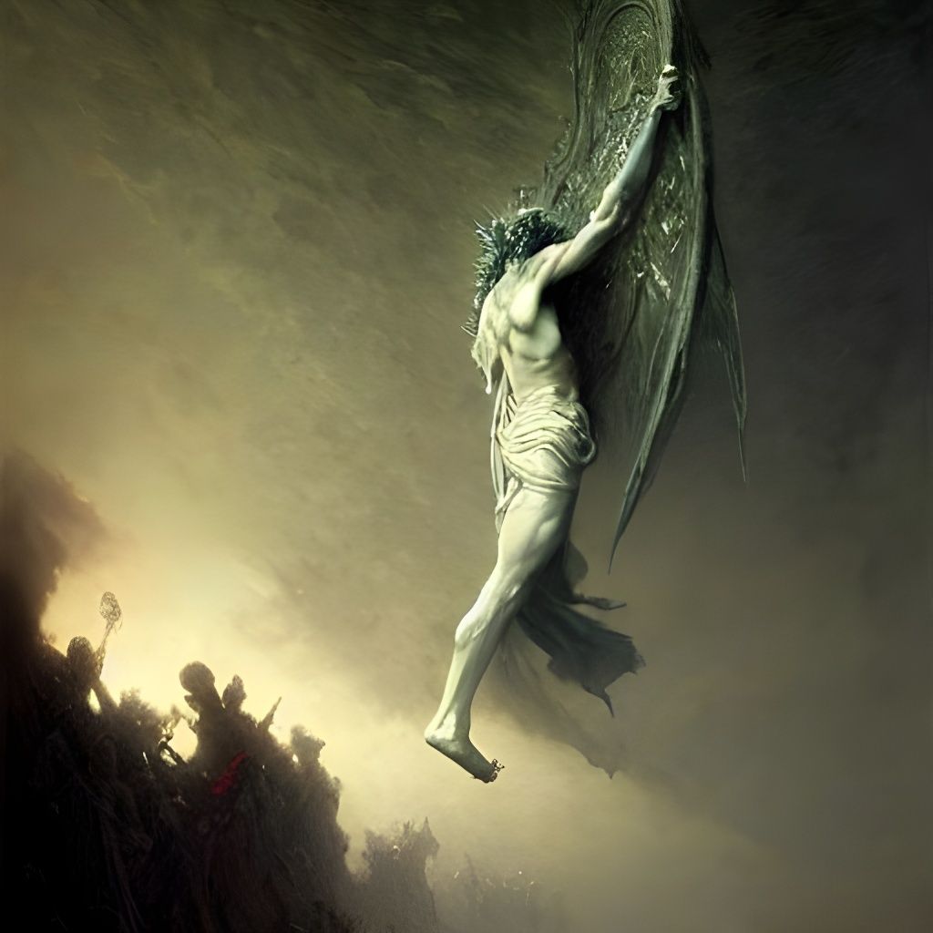 Demon Prince Usiel in Doré Style