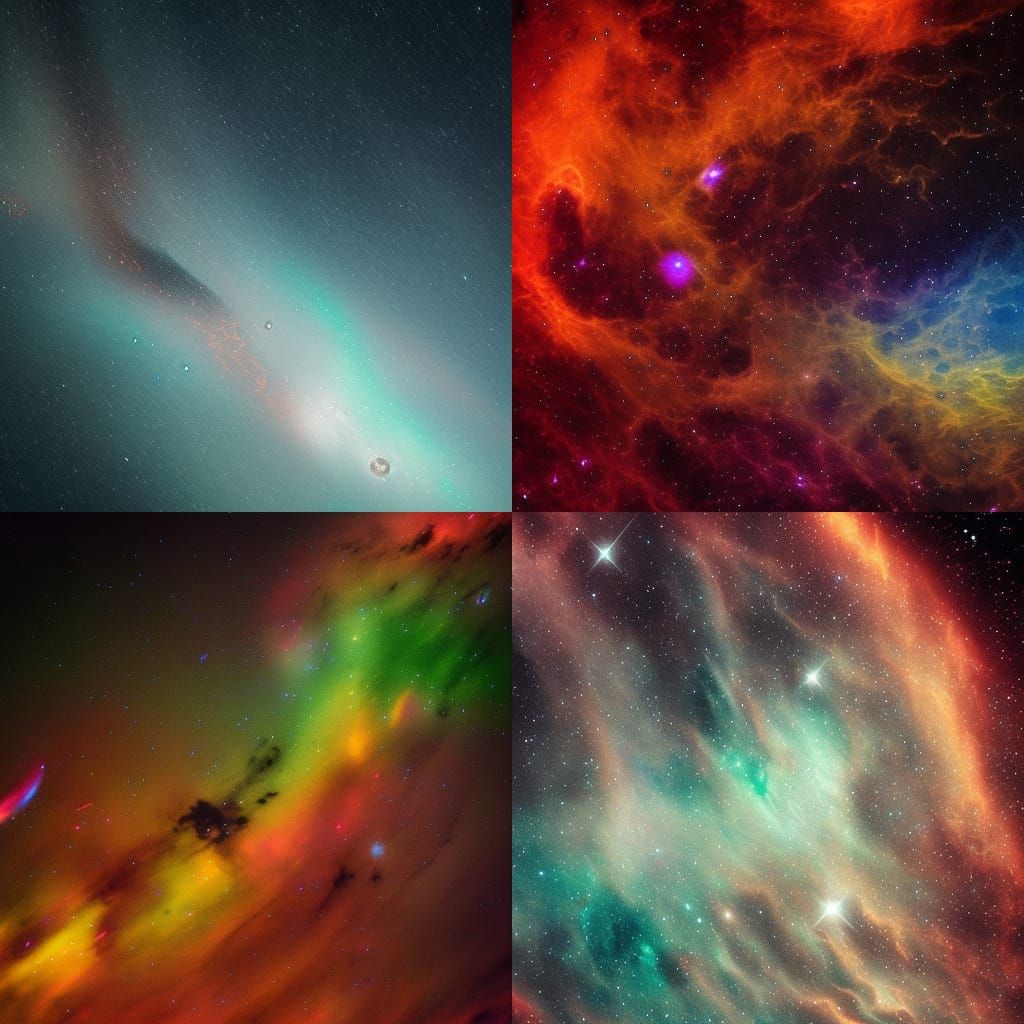 Liquid Light Warfare in the Cosmos: Hyperrealistic HDR