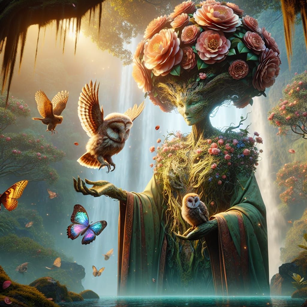 Great Forest Guardian Goddess Floriania