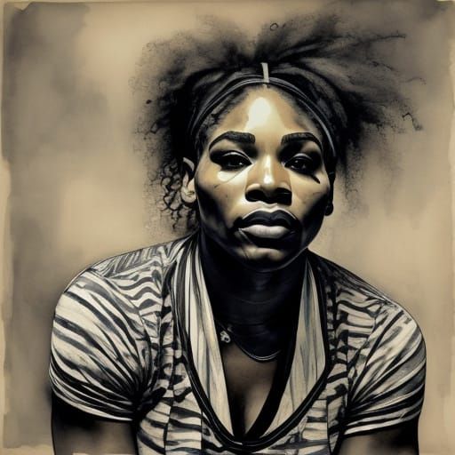 Expressive Charcoal Portrait