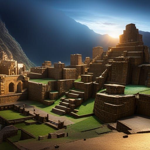 Machu Picchu Ruins: Ethereal Photorealistic Masterpiece
