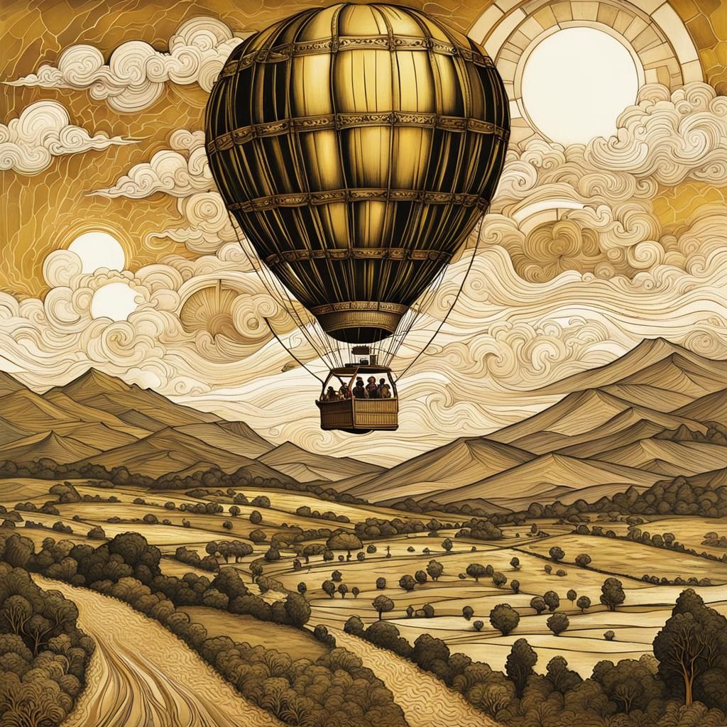 hot air balloon by XXK