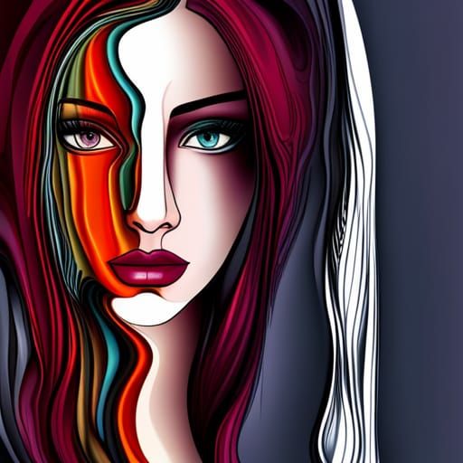 Woman's Tears: Abstract Fractal Art in 3D