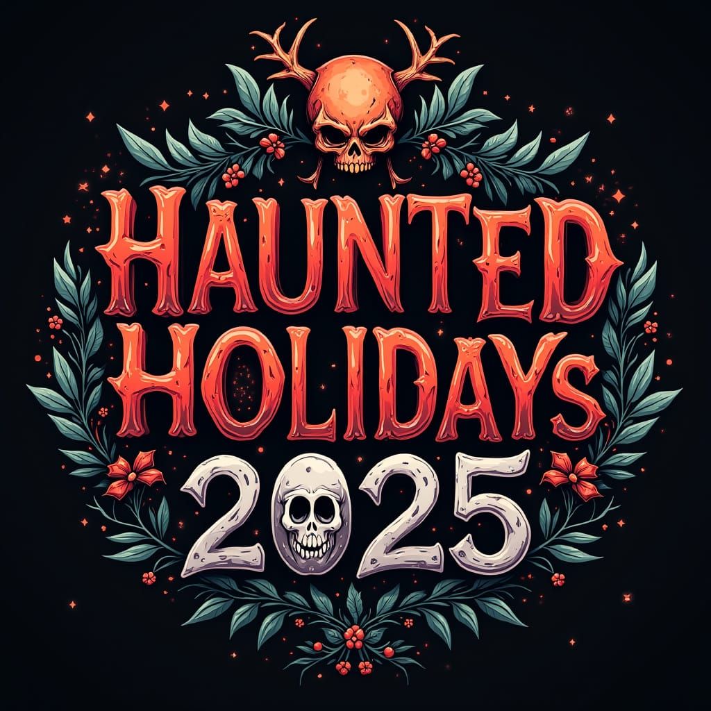 Haunted Holidays 2025 Spooky Design