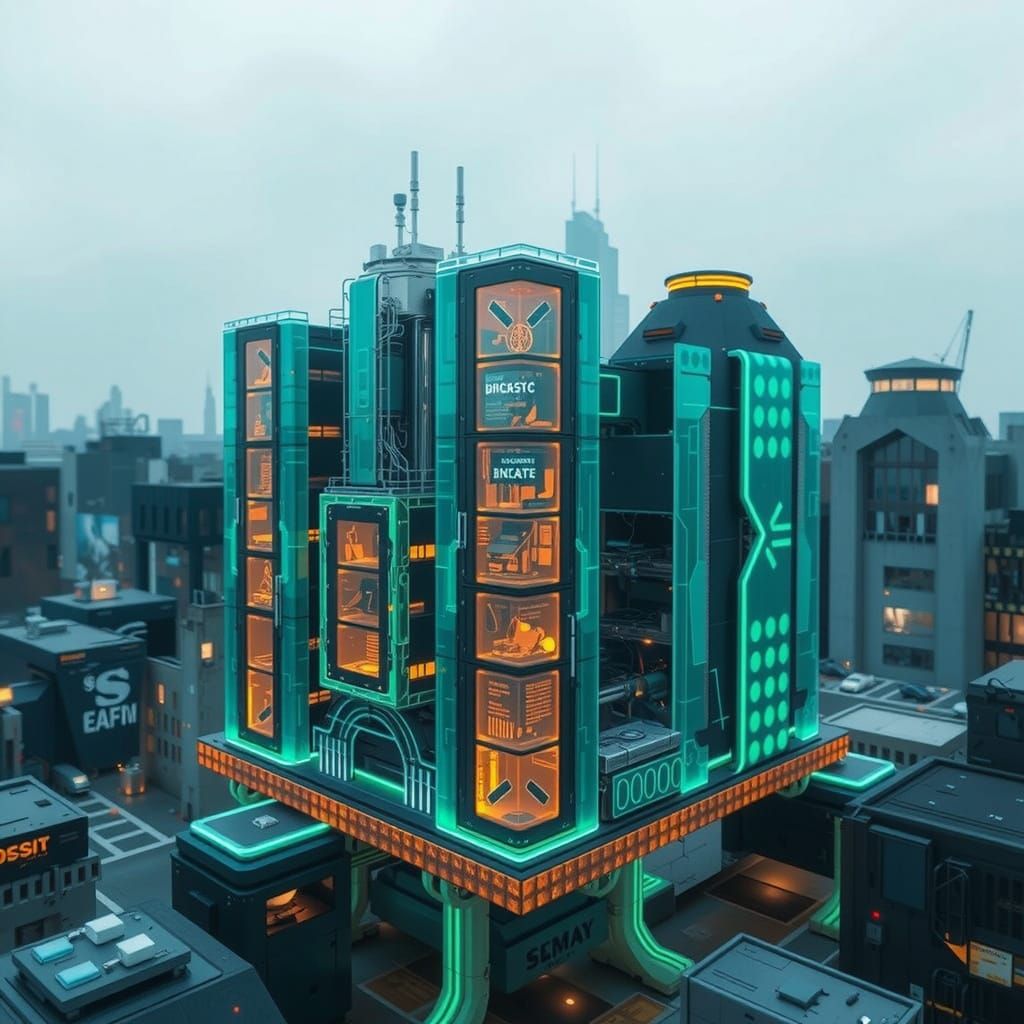 cyber nano tech city