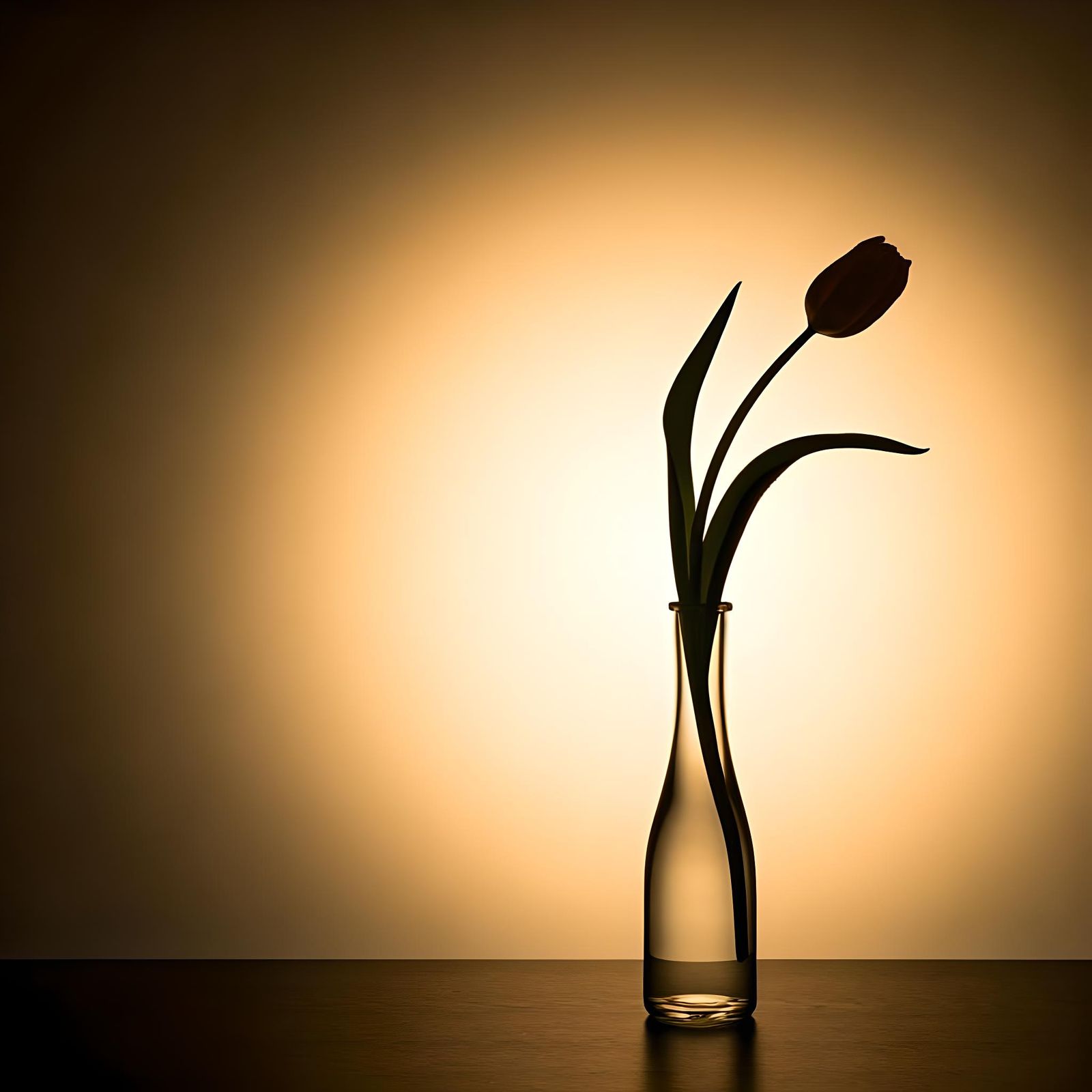 Abstract Tulip: Light and Shadow Photography