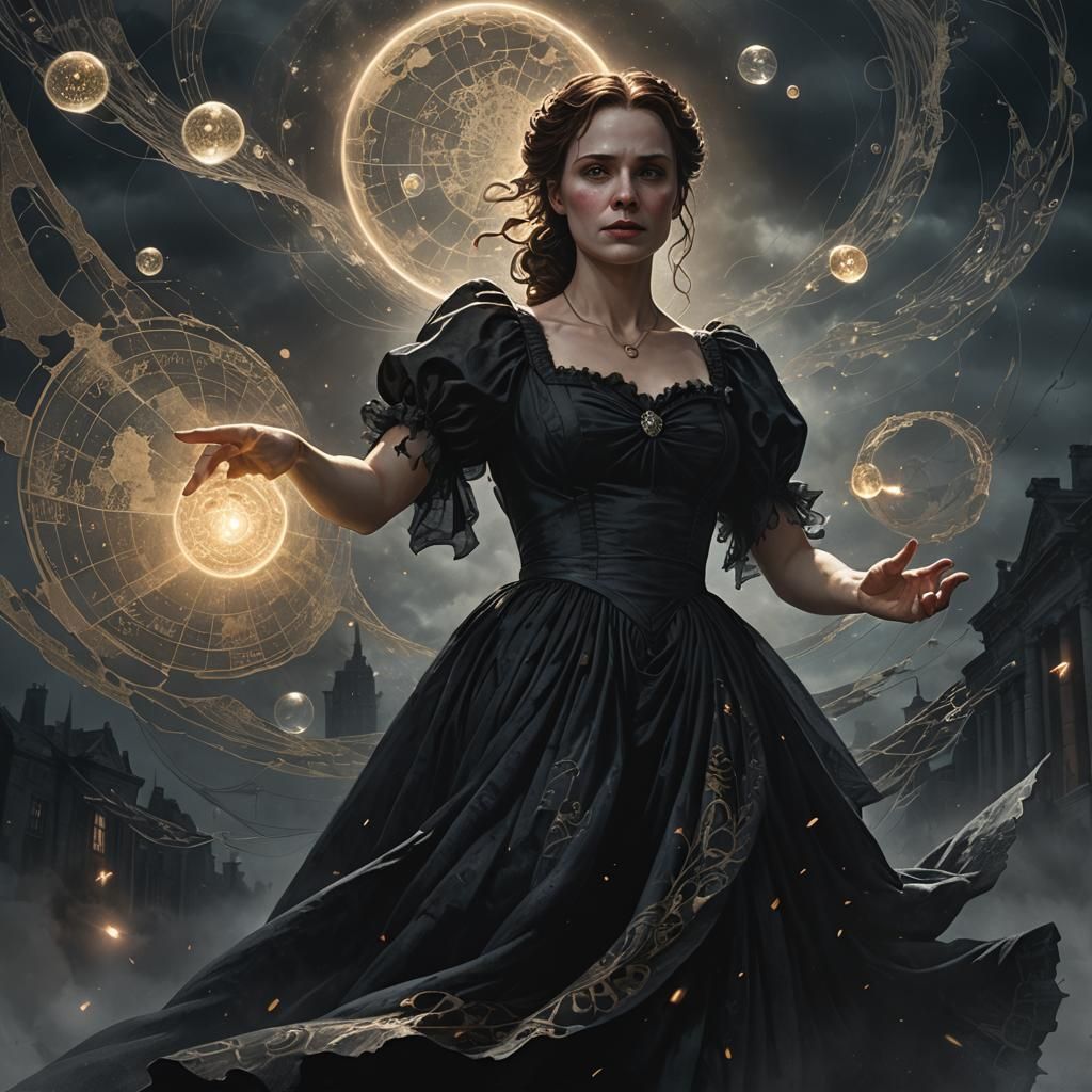 Dorothy in Dark Fantasy Art Nouveau Style