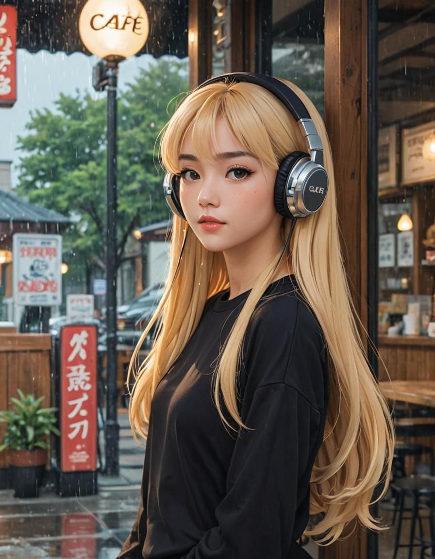 K-Pop Idol in American Manga Style Illustration