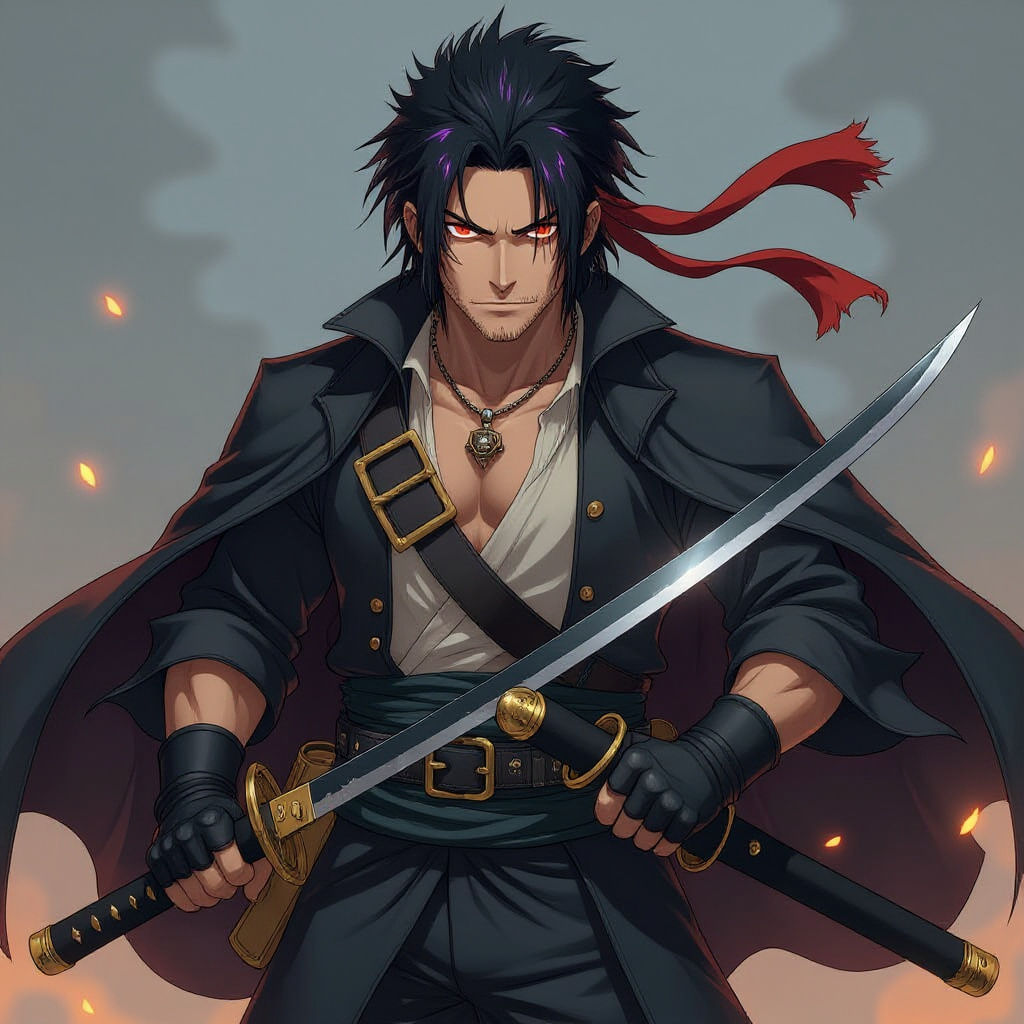 Formidable One Piece Gravity User with Katana