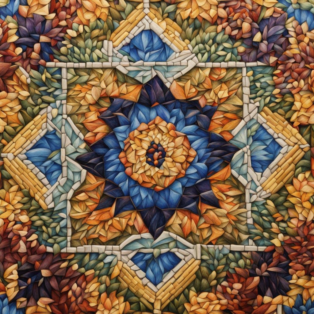 Intricate Kinetic Pointillism on Wooden Loom