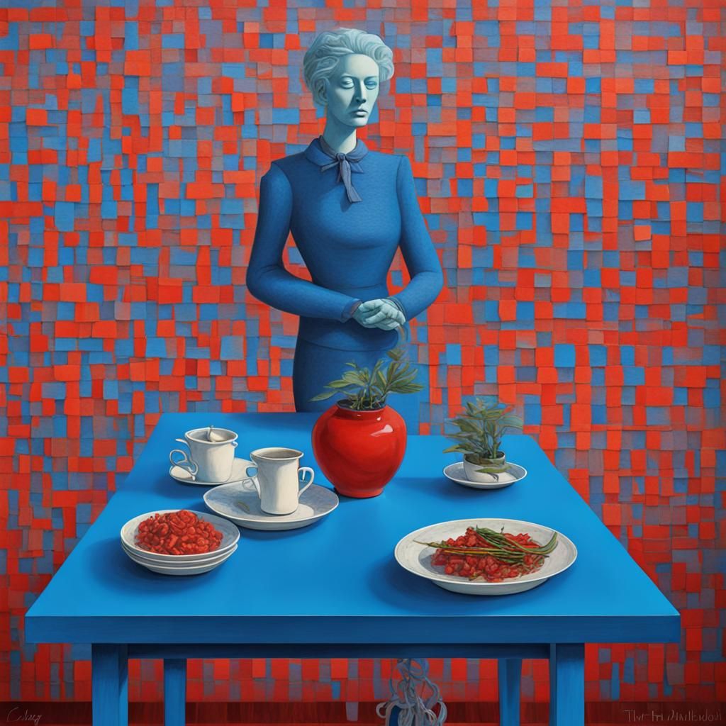 Surreal High Trap and Blue Table