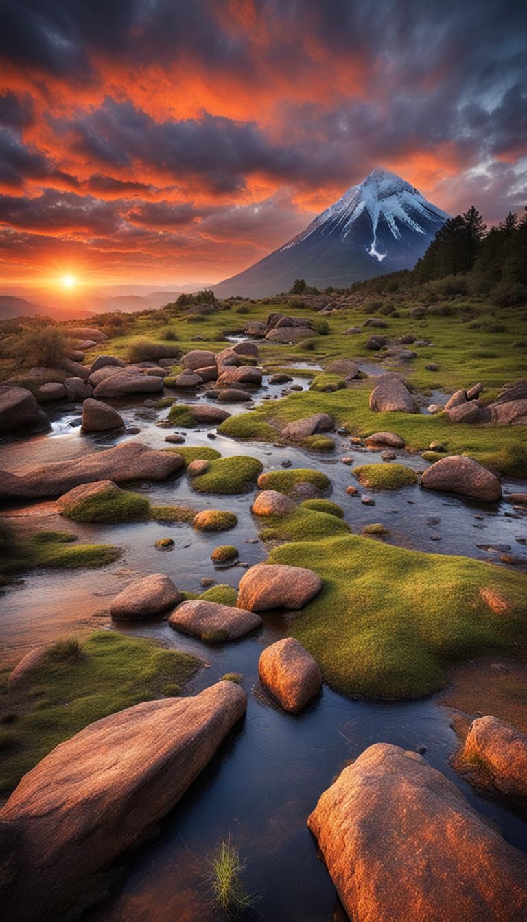 Breathtaking AI-Generated Image from Simple Prompt