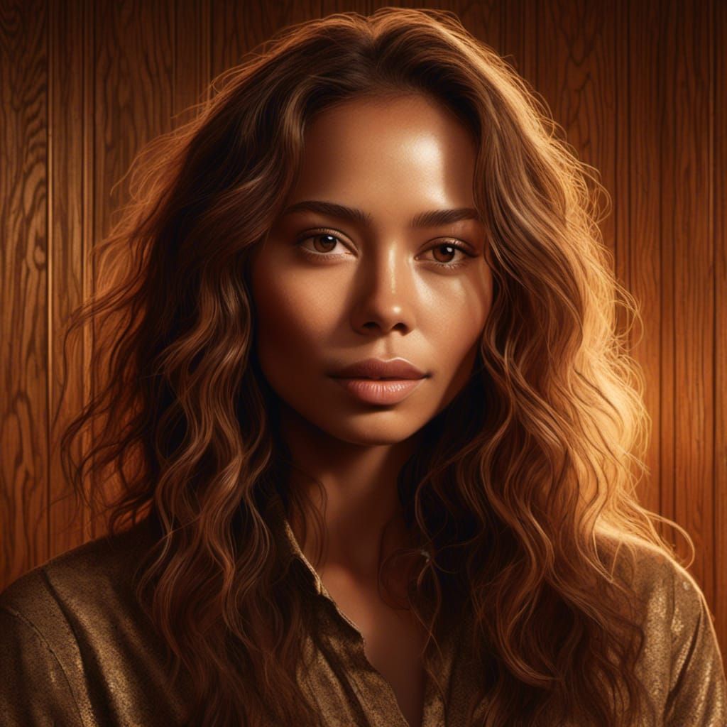 Brown Woman Portrait