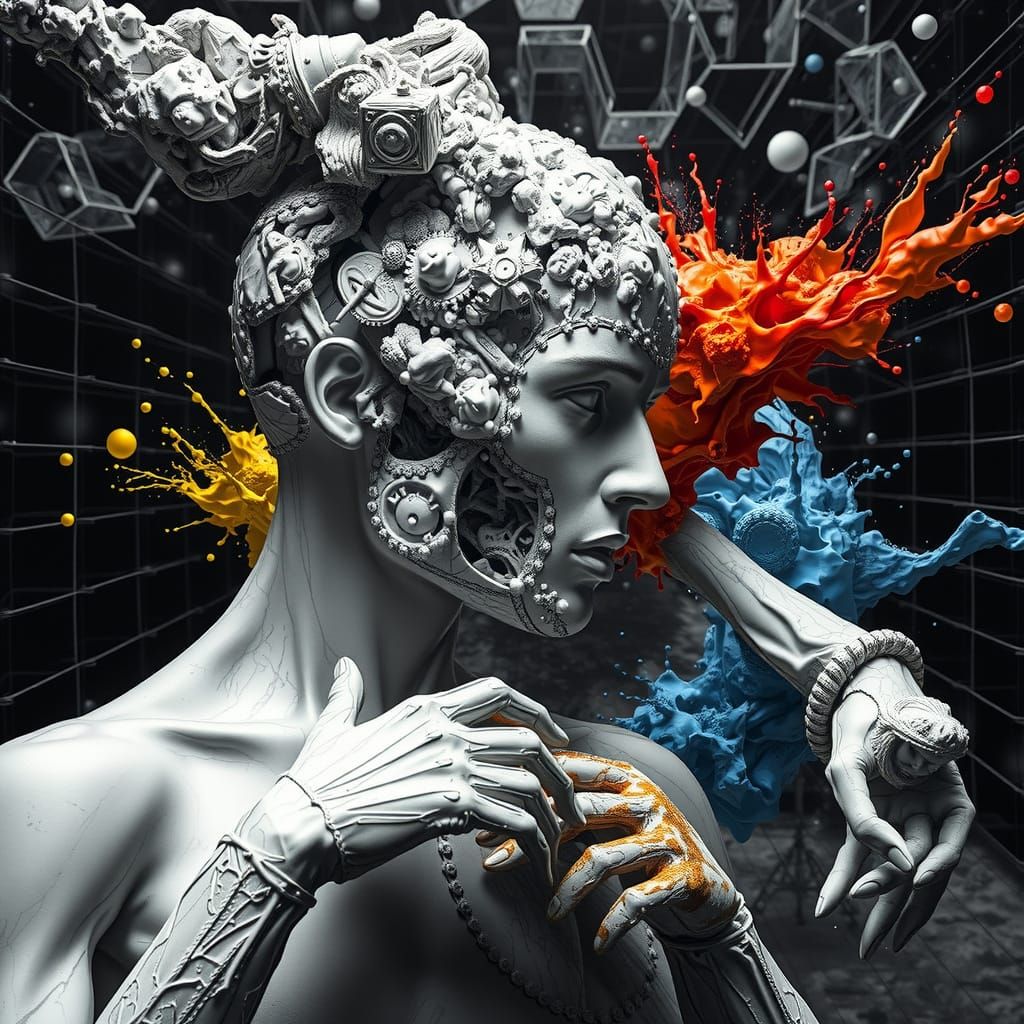 Cosmic Vortex: Infinite Realms in a Simulated Universe