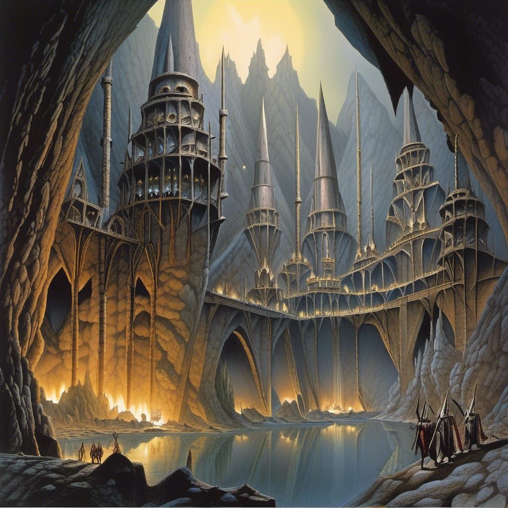 Elven Iron Mine in the Encircling Mountains