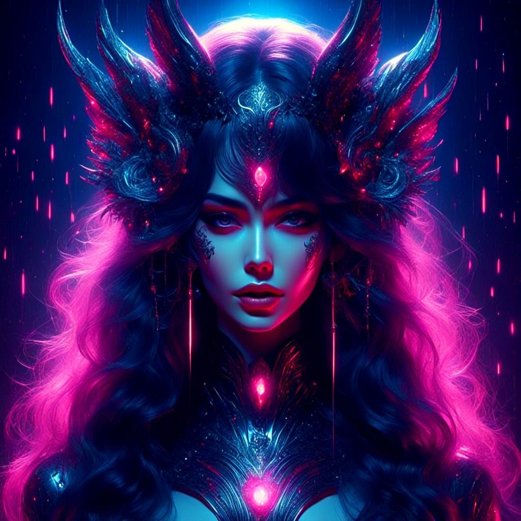 AI Generated Image with Shadows, Retro, Grunge