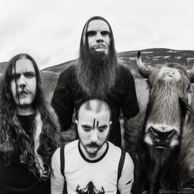 Norwegian Death Metal Band in Dovrefjell