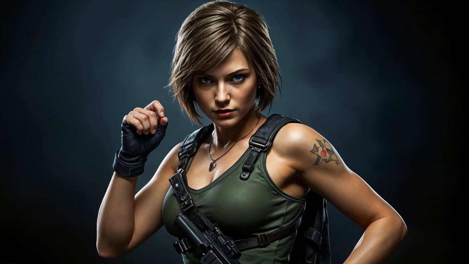 Realistic Jill Valentine Reimagined in High Resolution