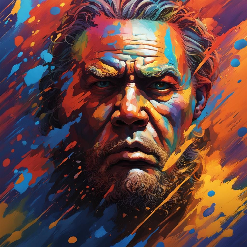 Hyperrealistic Portrait with Dramatic Lighting