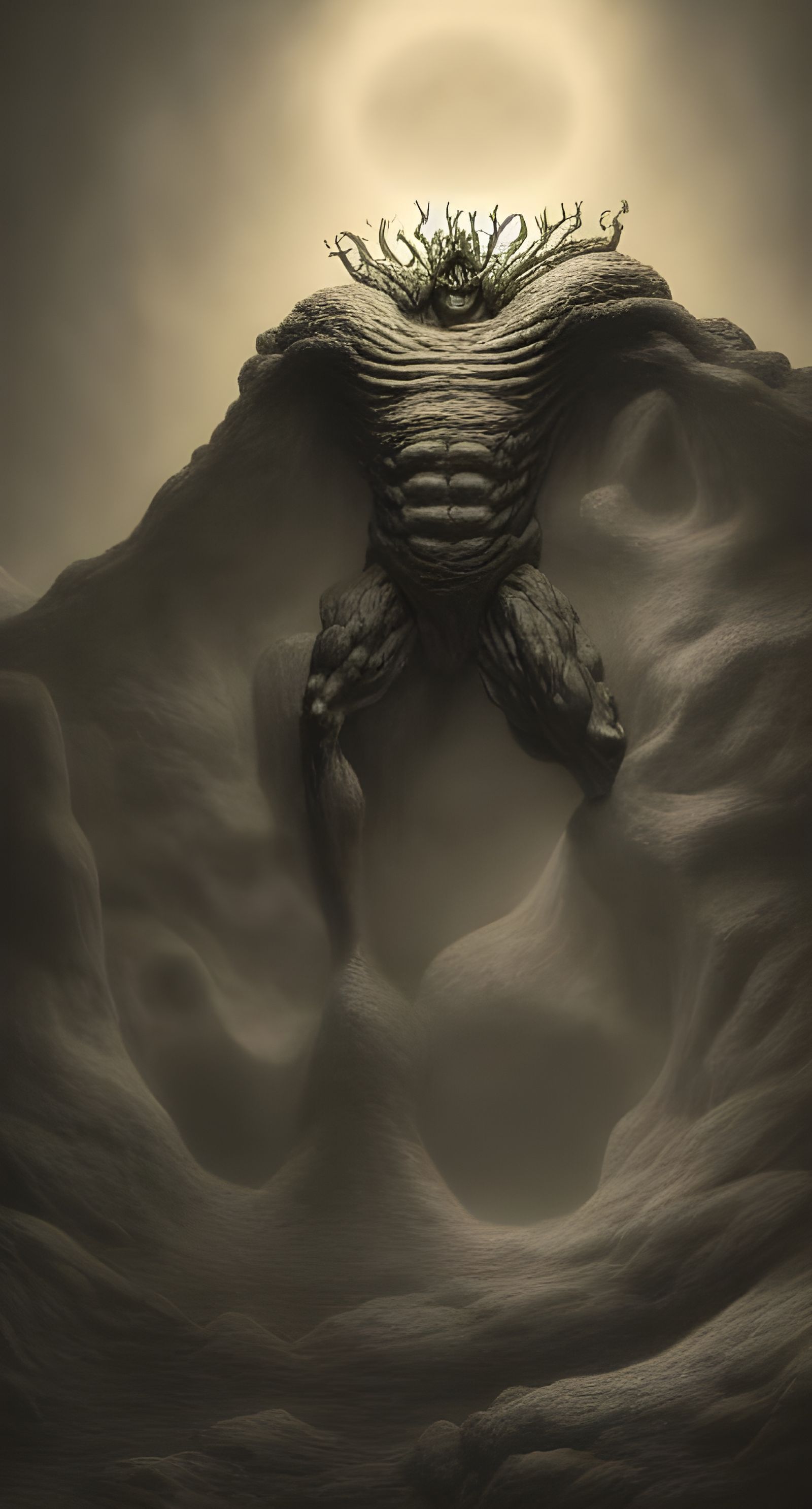 Detailed Titan Art: Romanticism and Surrealism in 8K