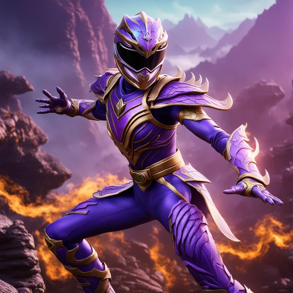Purple Power Ranger sprit of the Dragon Female