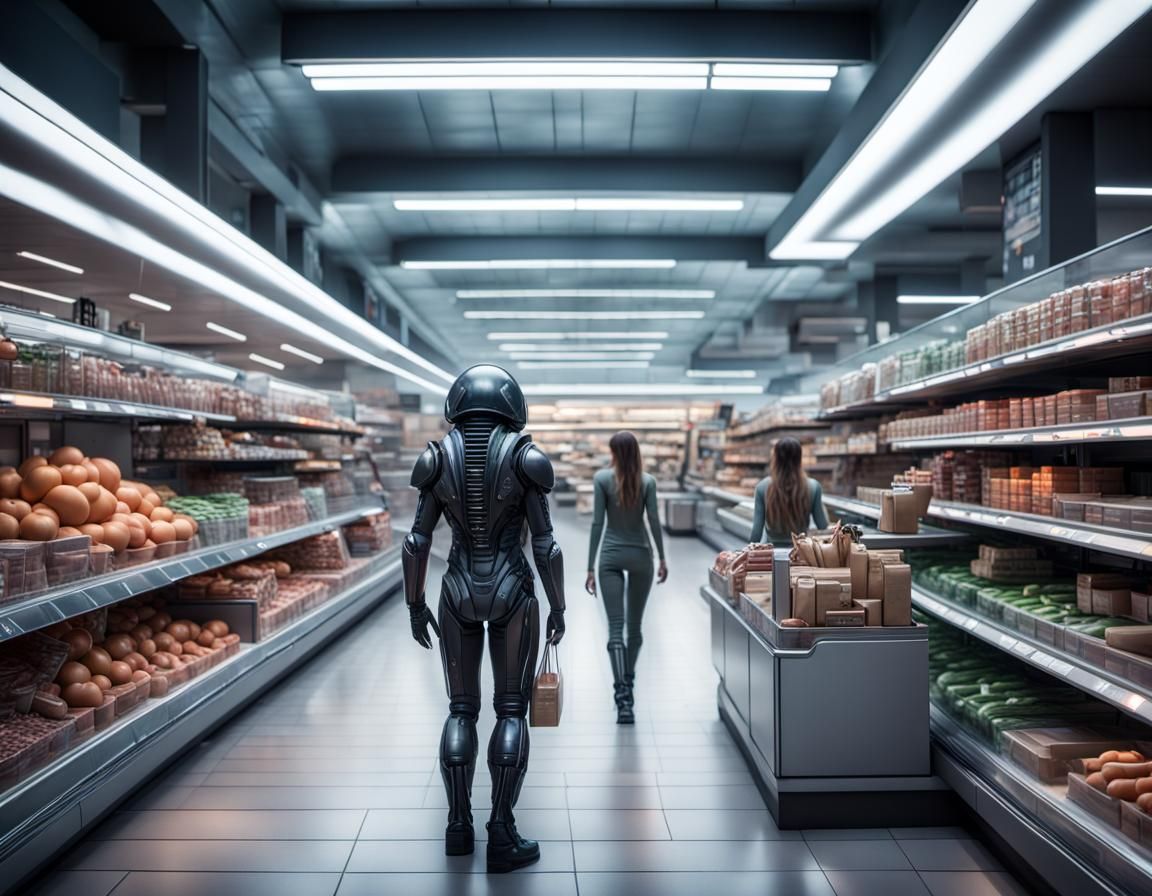 hyper realistic, perfect, smooth, HD Quality, Aliens and hum...