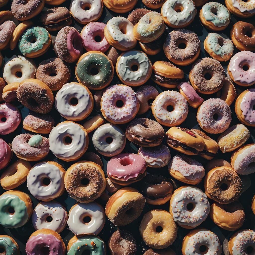 Delicious Jelly Donut in Cinematic Style