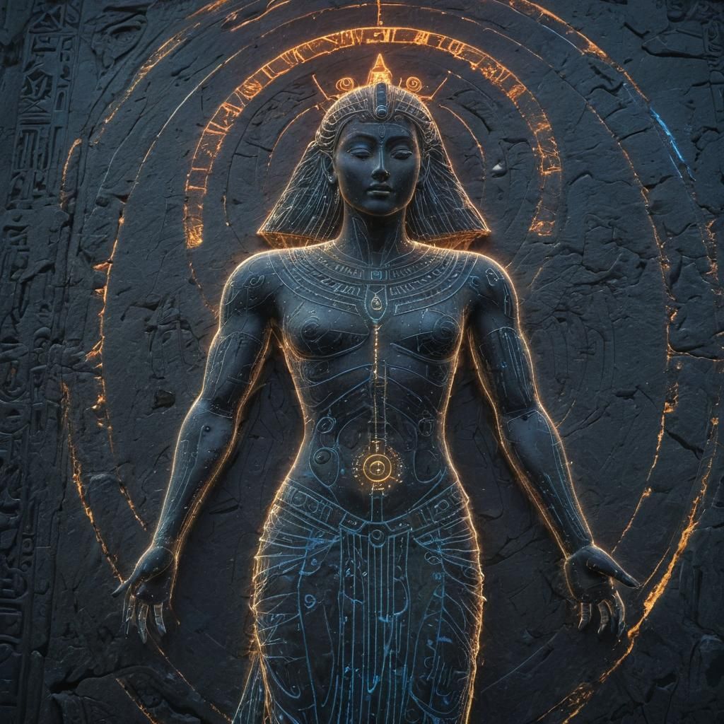 Ancient Secrets Revealed in Iridescent Hieroglyphs