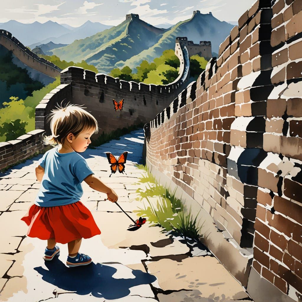 minimalistic sumi-e painting