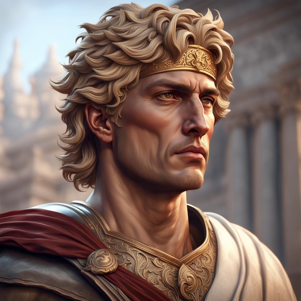 Alexander the Great Portrait in Ultrarealistic 8k