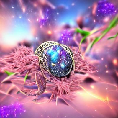 Iridescent Galactic Cancer in 3D