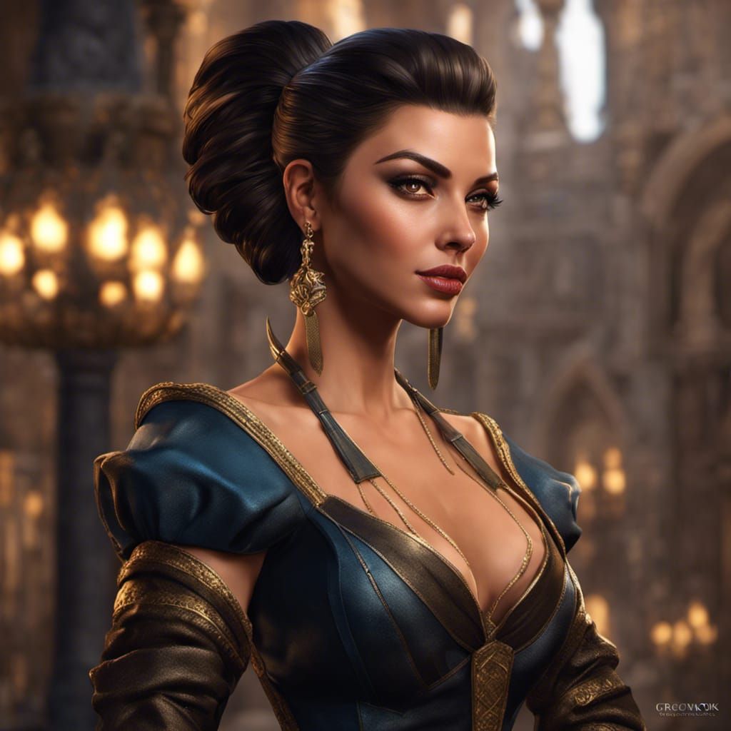 Dark Fantasy Thief Portrait in Hyperdetailed Style