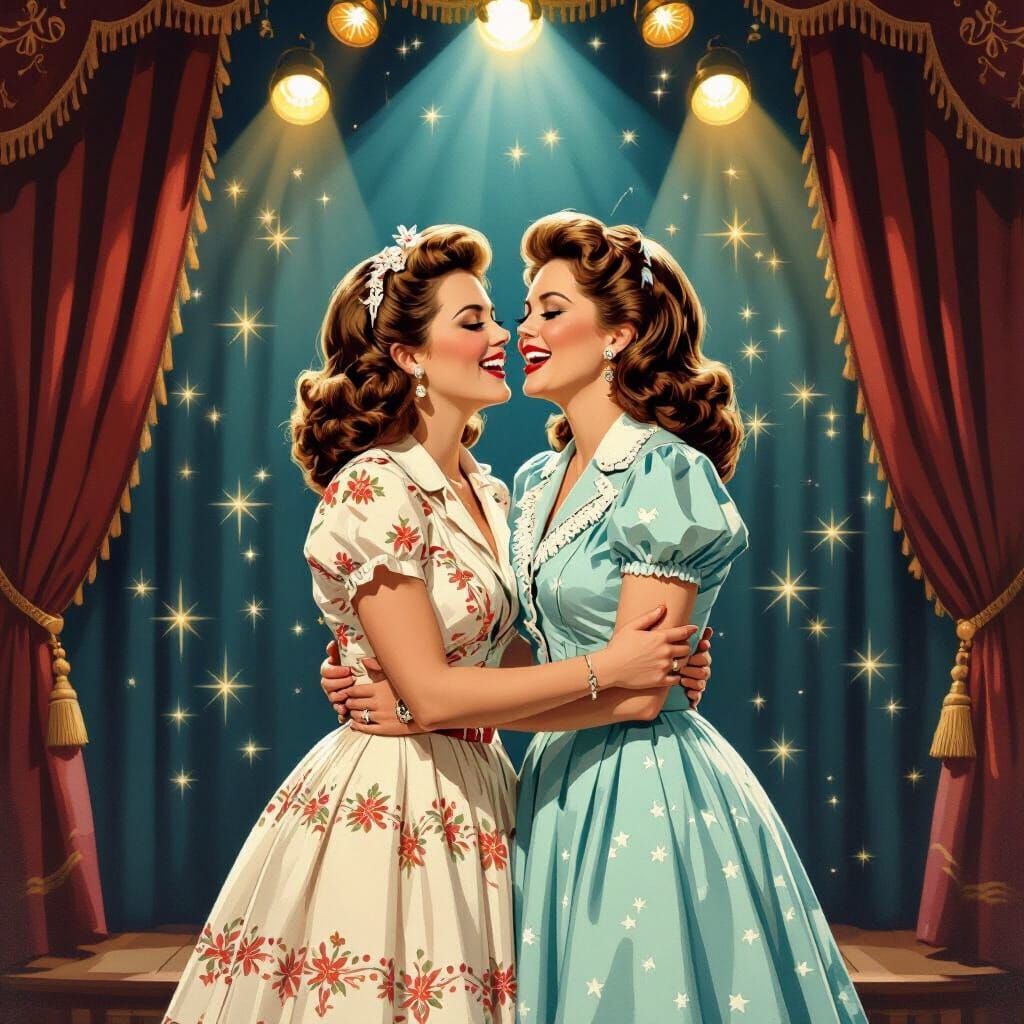 Patsy Cline and Loretta Lynn on Grand Ole Opry