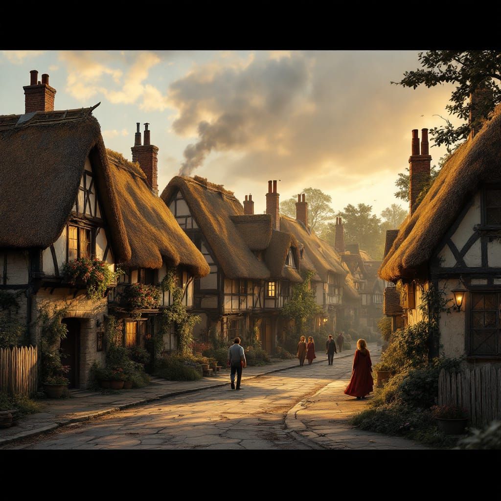 Resilient Tudor Village Rebuilds After Devastation