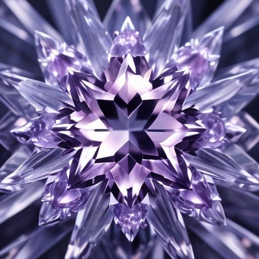 Hyperrealistic Kunzite Gemstone in Cinematic HDR