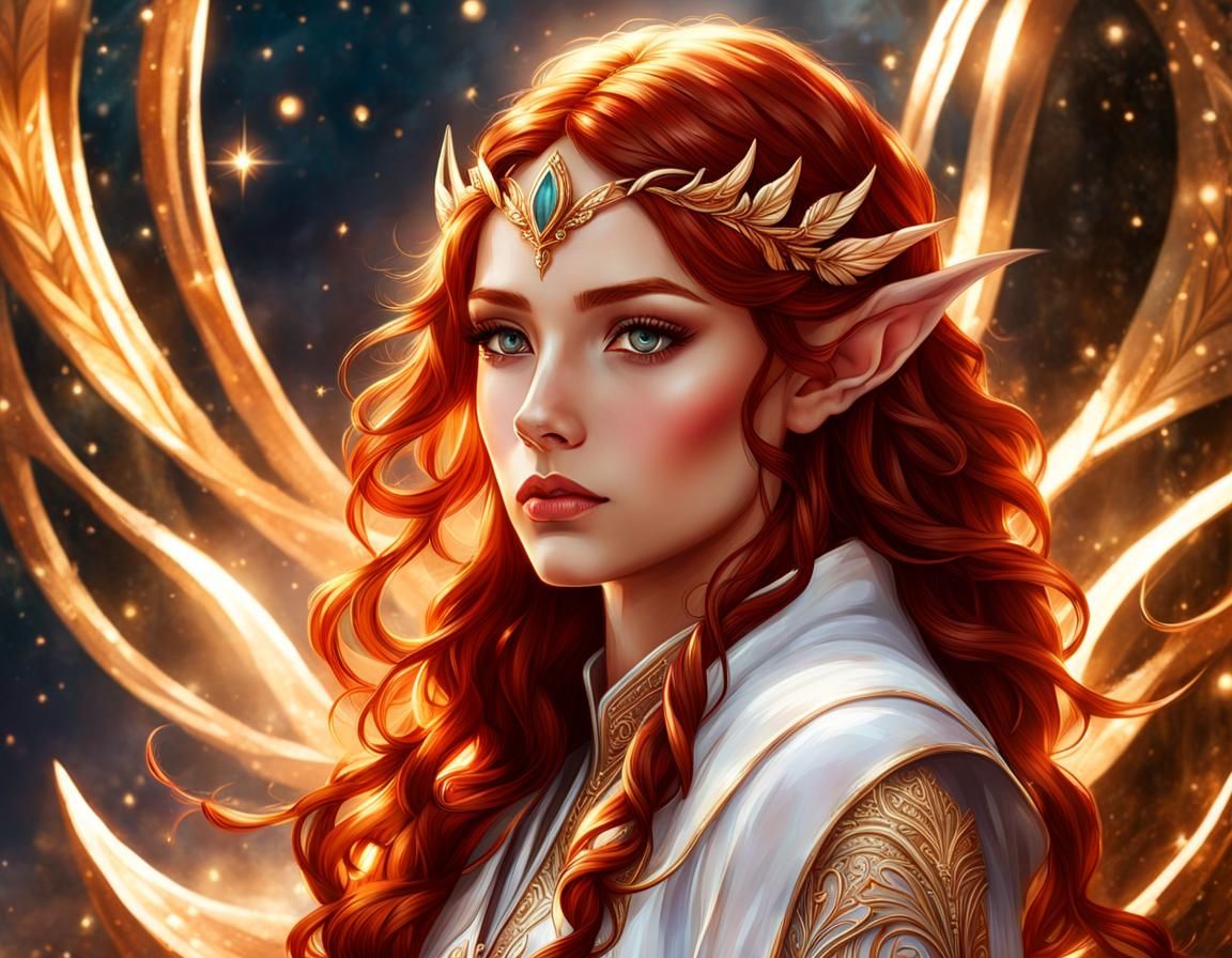 Bryce Quinlan: Hyperdetailed Elf-Human Portrait