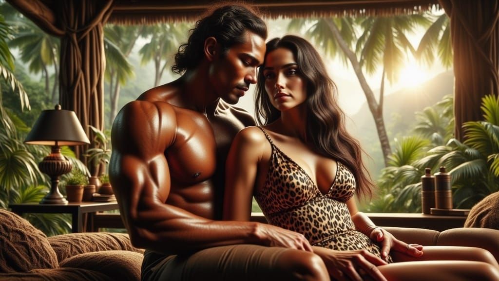 Tarzan and Jane's Futuristic Treehouse in SuperHyperrealism ...