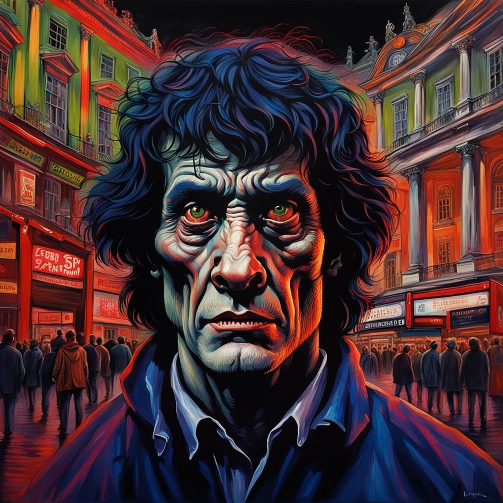 American Werewolf in London: Piccadilly Circus Portrait